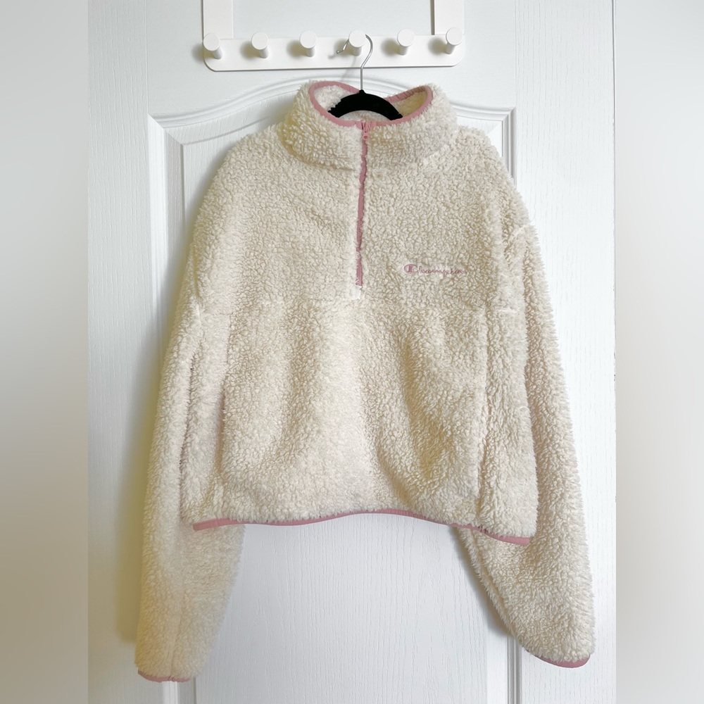 Champion Cozy High Pile Quarter Zip Fleece